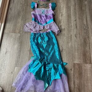 Disney Mermaid Costume - Teal and Purple